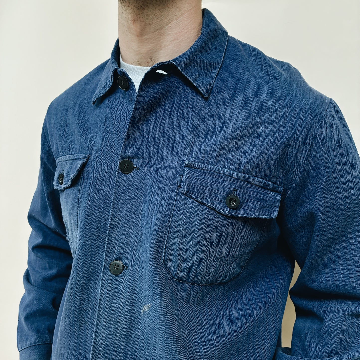 70s GERMANY - FM HÄMMERLE WORK JACKET - L