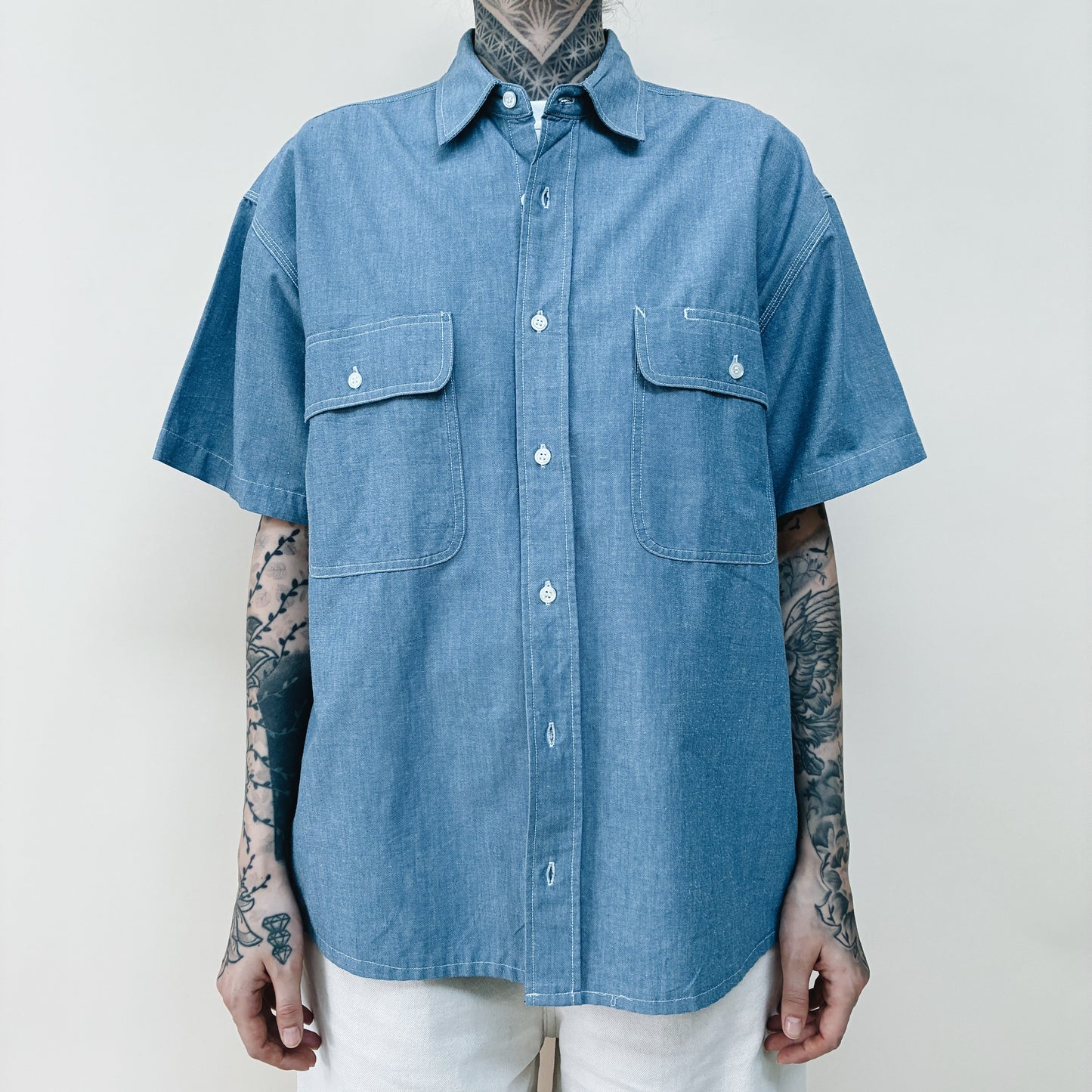 00s RUS - BIG SMITH SHORT SLEEVE SHIRT - L