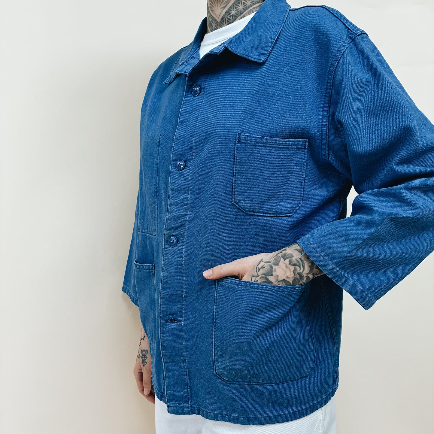 70-80s FRANCE - WORK JACKET - M