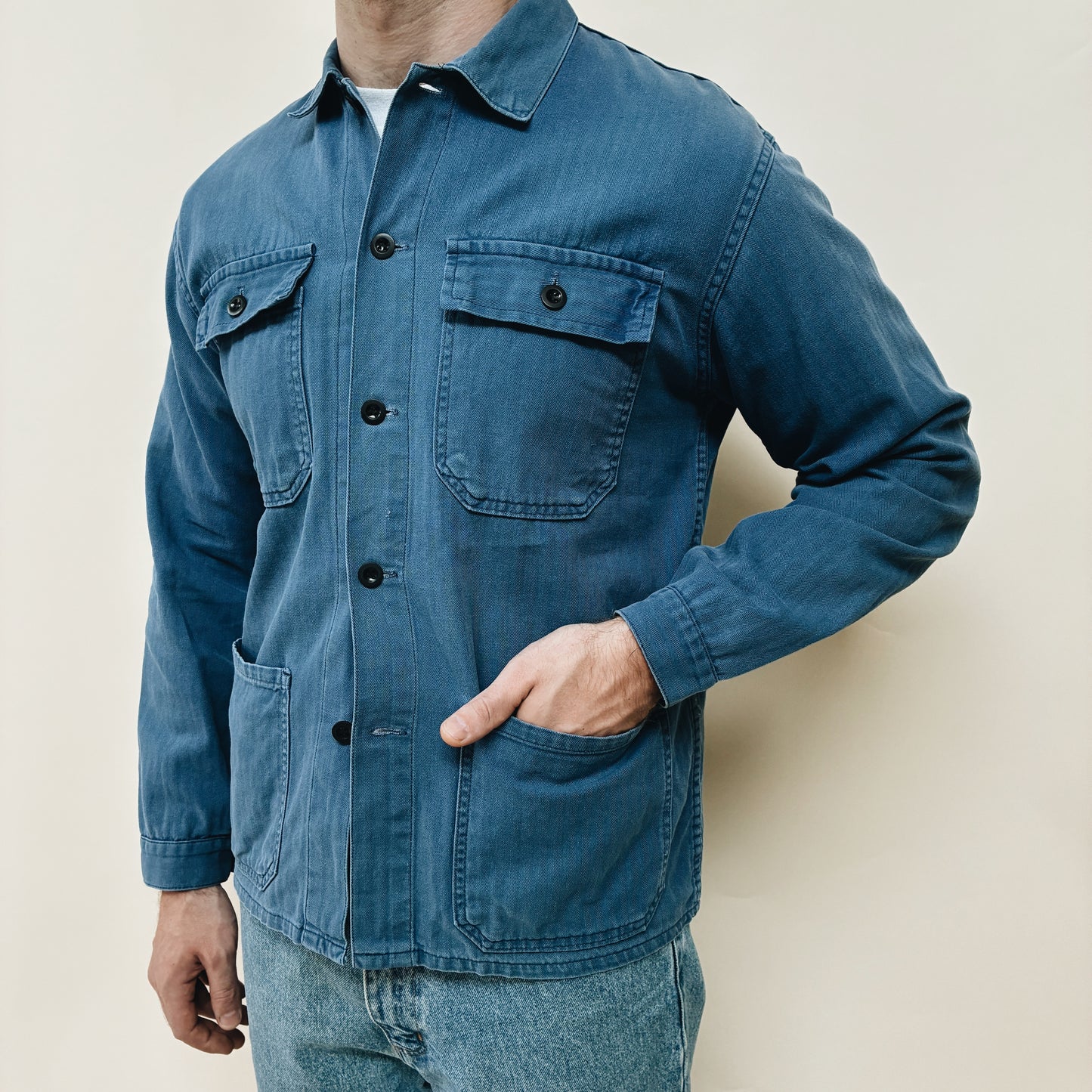 80s GERMANY - WORK JACKET - L