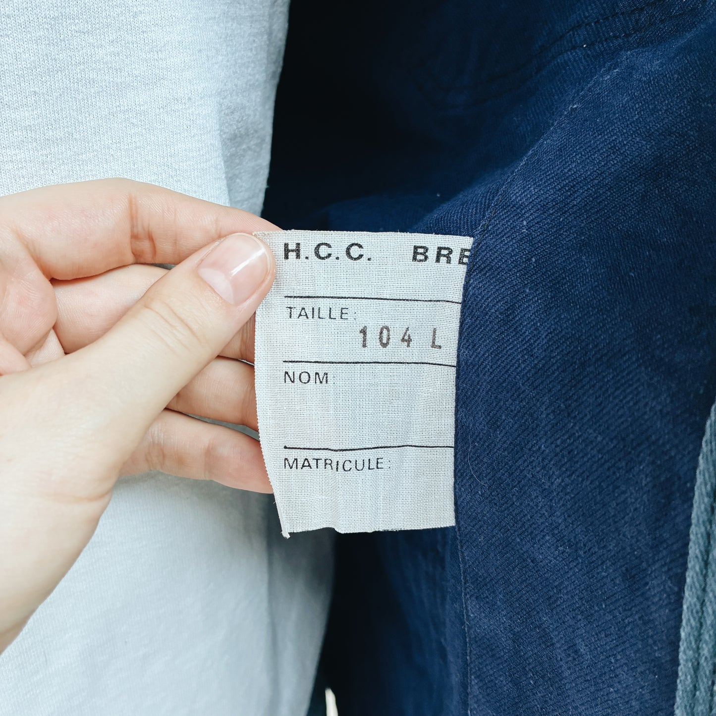 70s FRANCE - WORK JACKET - L