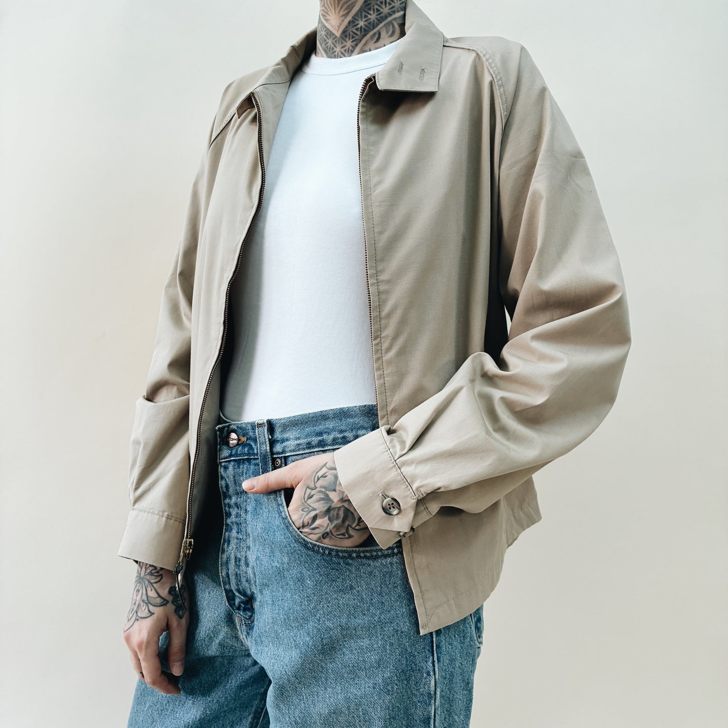 70s USA - LONDON FOG SWING JACKET - L