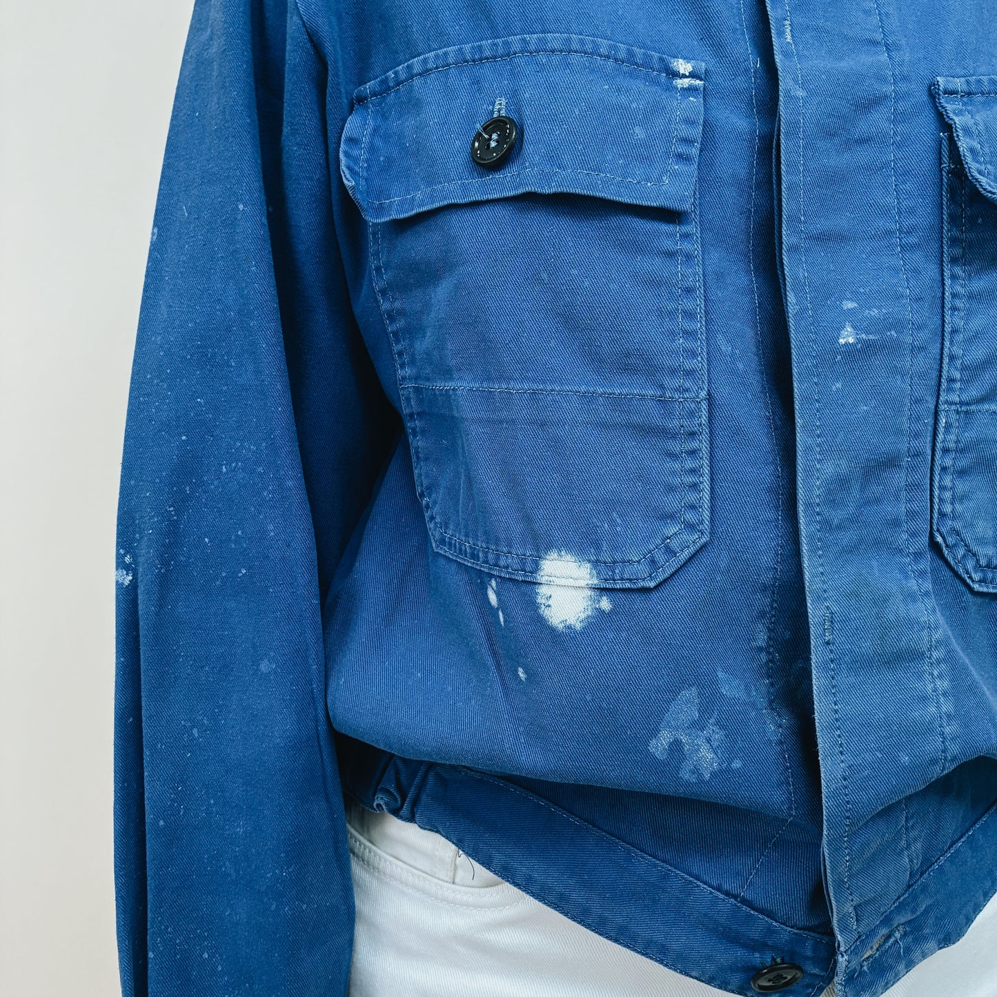 80s FRANCE - WORK JACKET - M