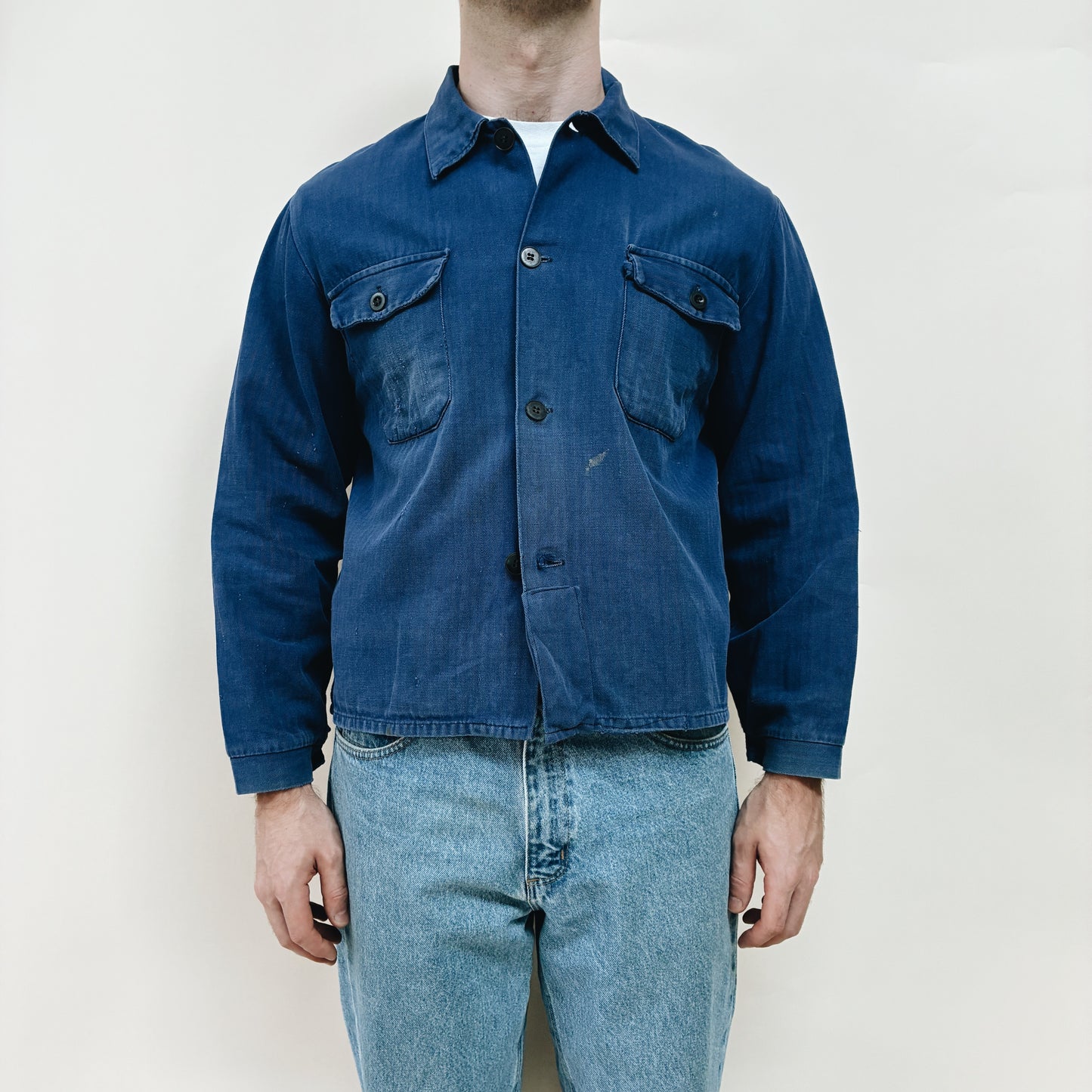 70s GERMANY - FM HÄMMERLE WORK JACKET - L