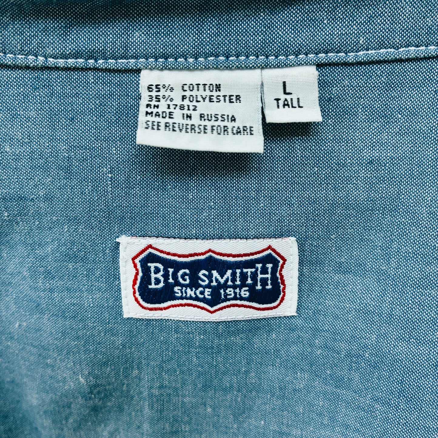 00s RUS - BIG SMITH SHORT SLEEVE SHIRT - L