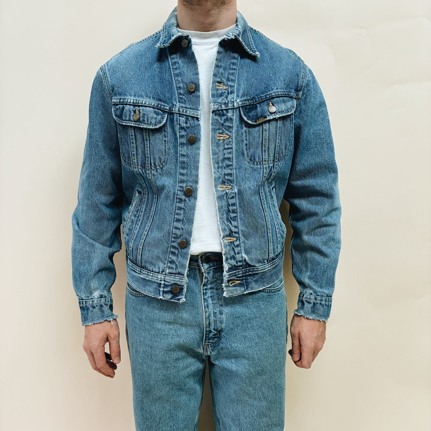 70s USA - LEE RIDERS DENIM JACKET - L
