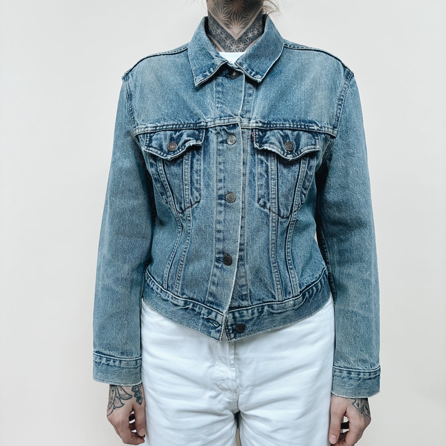 90s CANADA - WOMENS LEVIS TYPE 3 DENIM JACKET - M