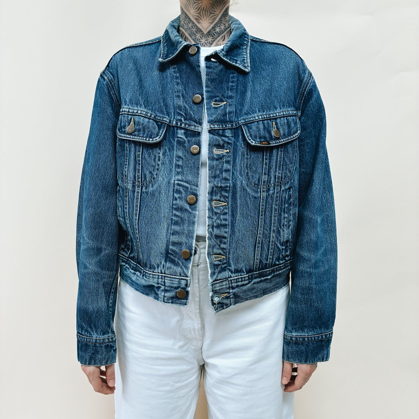 90s USA - LEE RIDERS DENIM JACKET - L