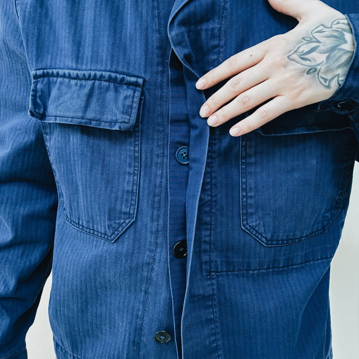 70s GERMAN - WORK JACKET - L