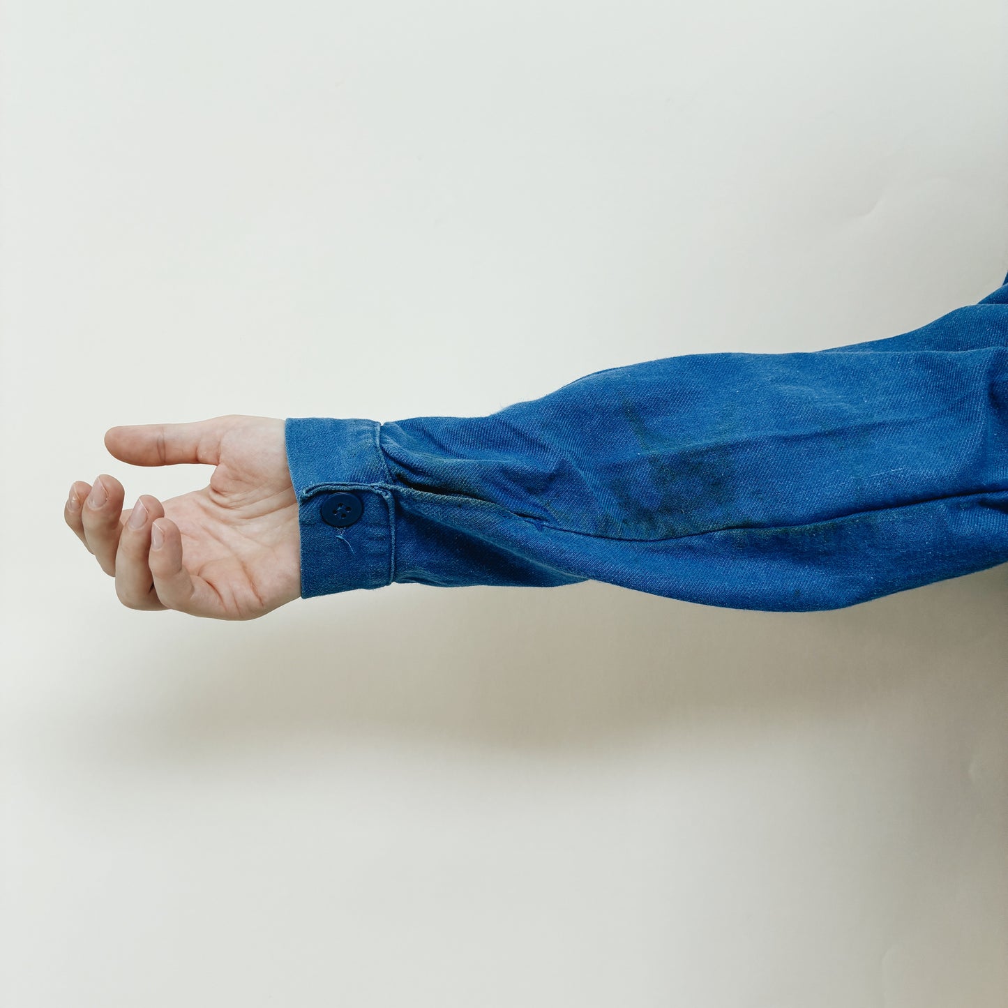 70s FRANCE - ZIP WORK JACKET - M