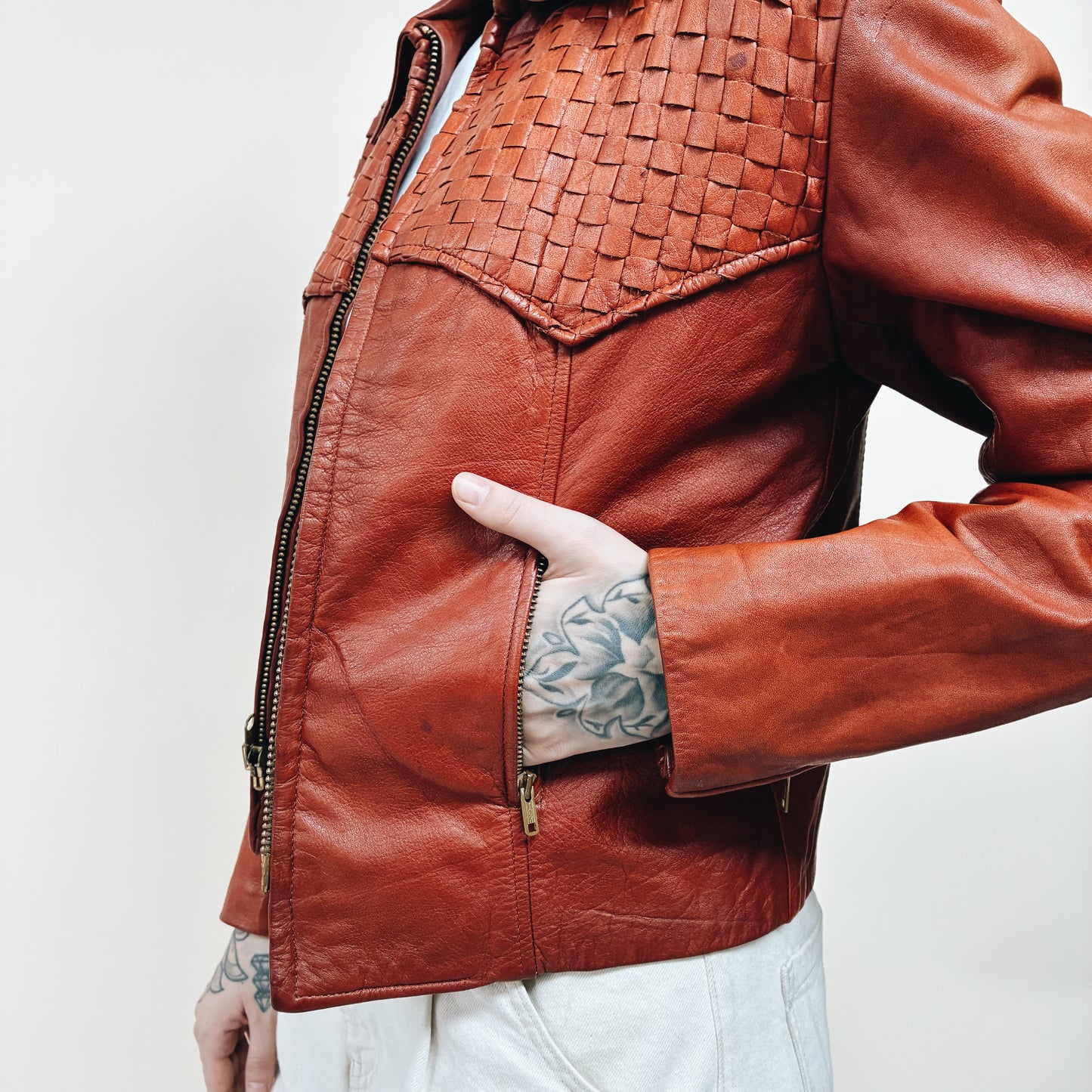 70-80s KOREA - LEE IMPORTS LEATHER JACKET - S