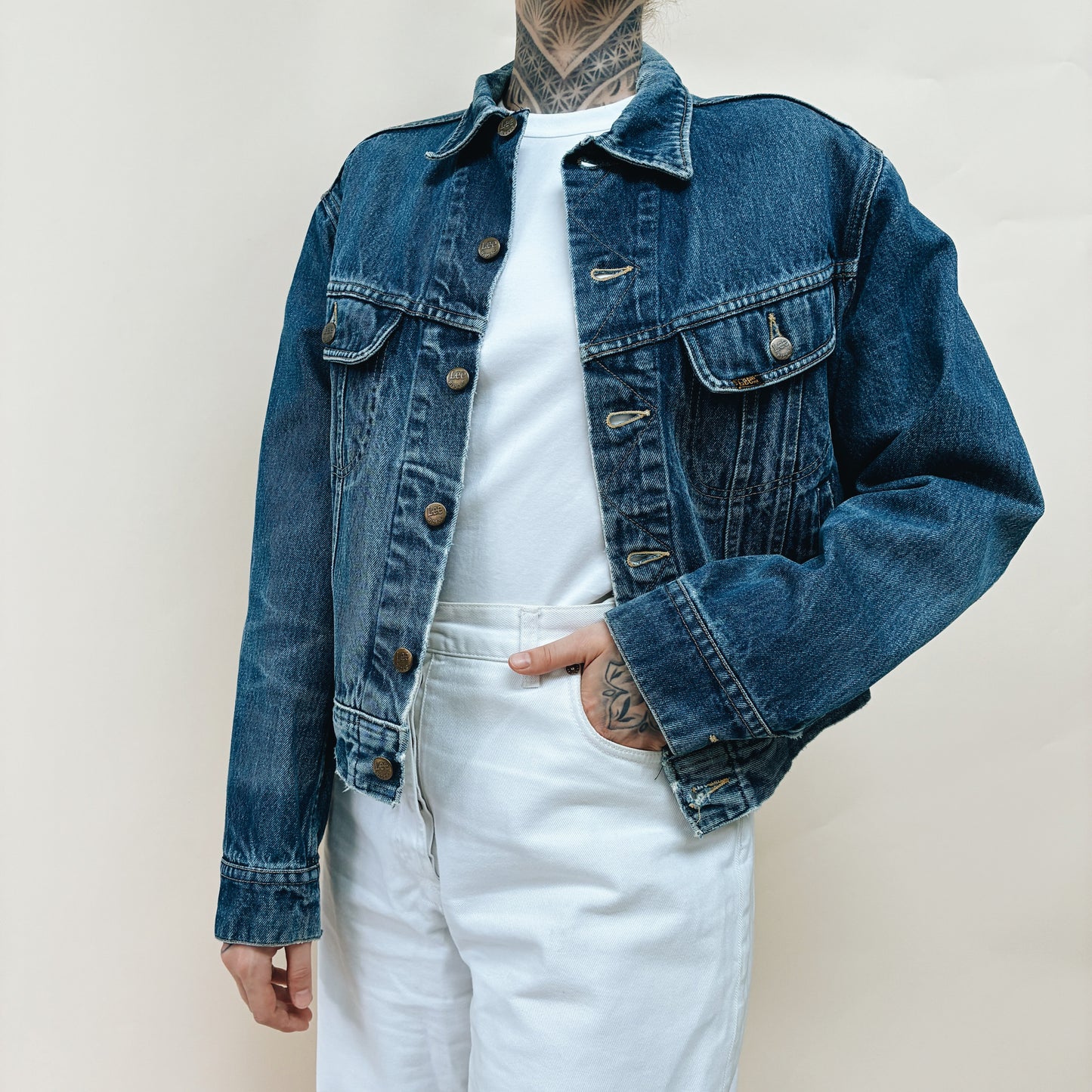 90s USA - LEE RIDERS DENIM JACKET - L