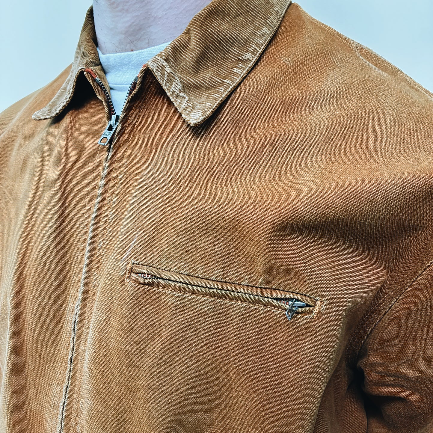 80s - FRANCE DES L’HORIZON CANVAS WORK JACKET - XL