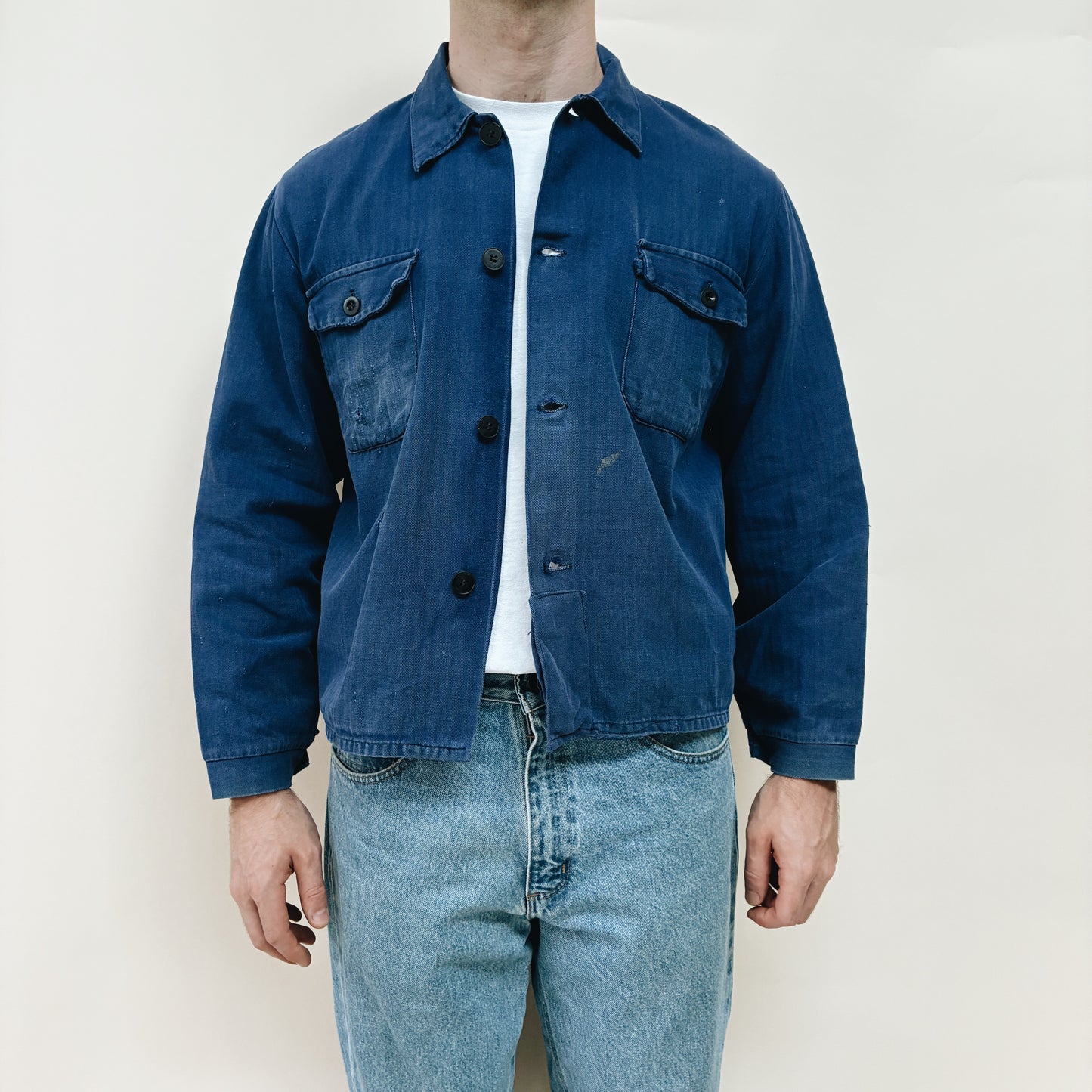 70s GERMANY - FM HÄMMERLE WORK JACKET - L
