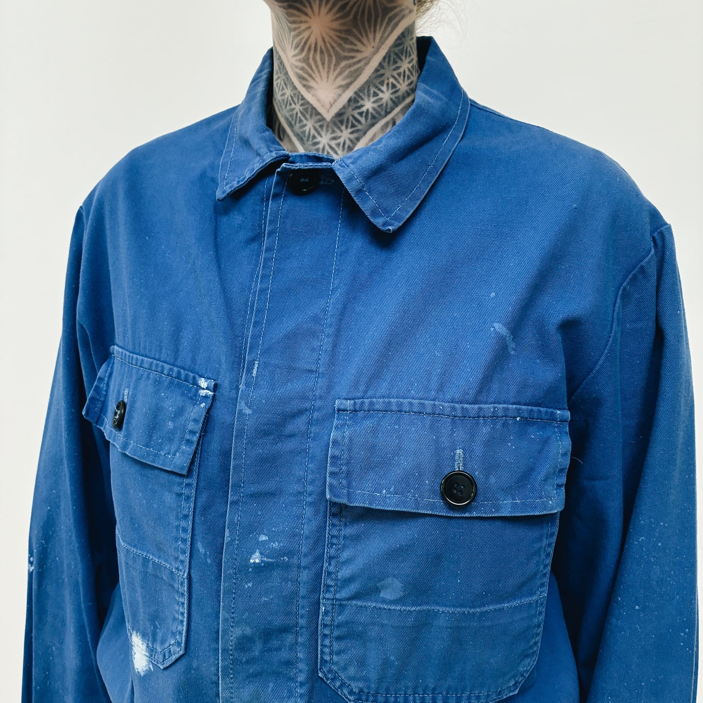 80s FRANCE - WORK JACKET - M