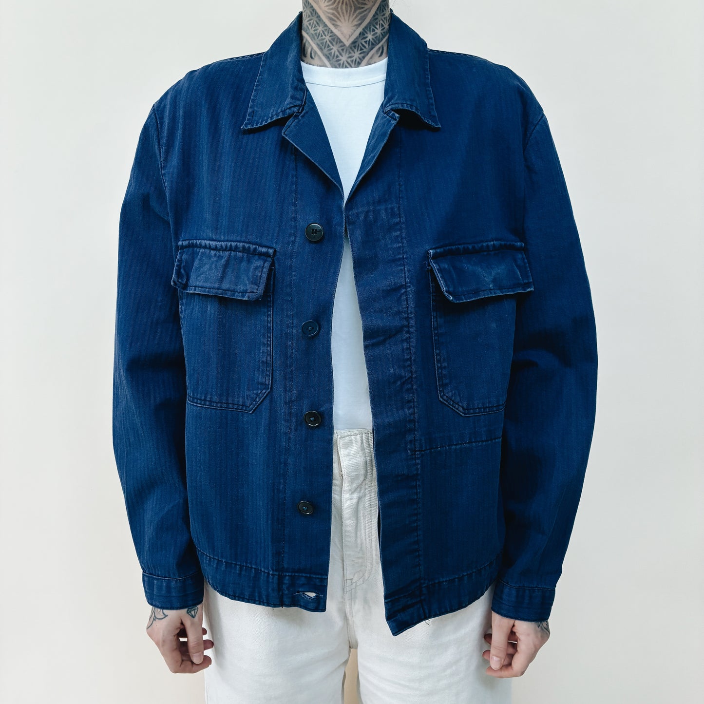 70s GERMAN - WORK JACKET - L