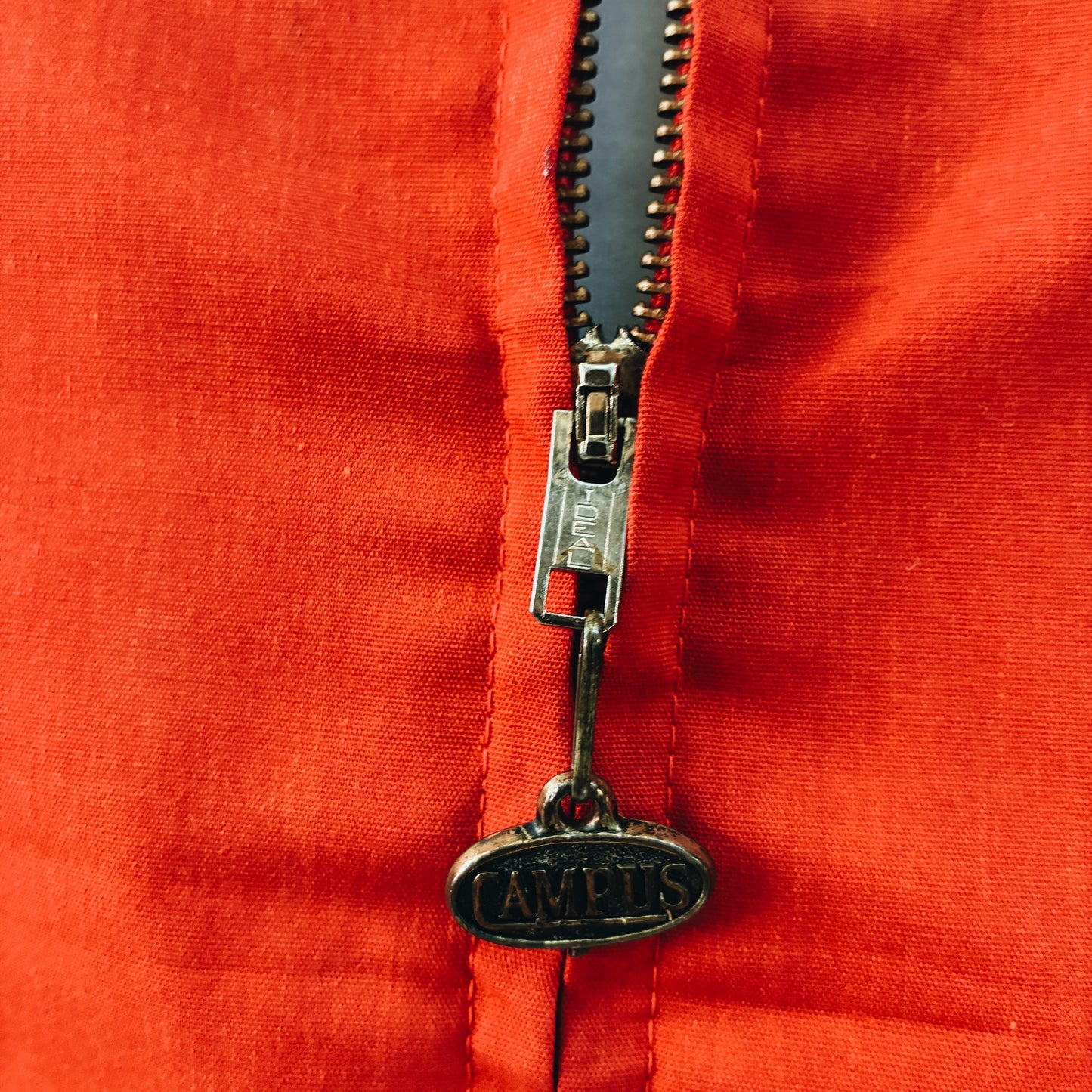 60-70s USA - CAMPUS RED SWING JACKET - L