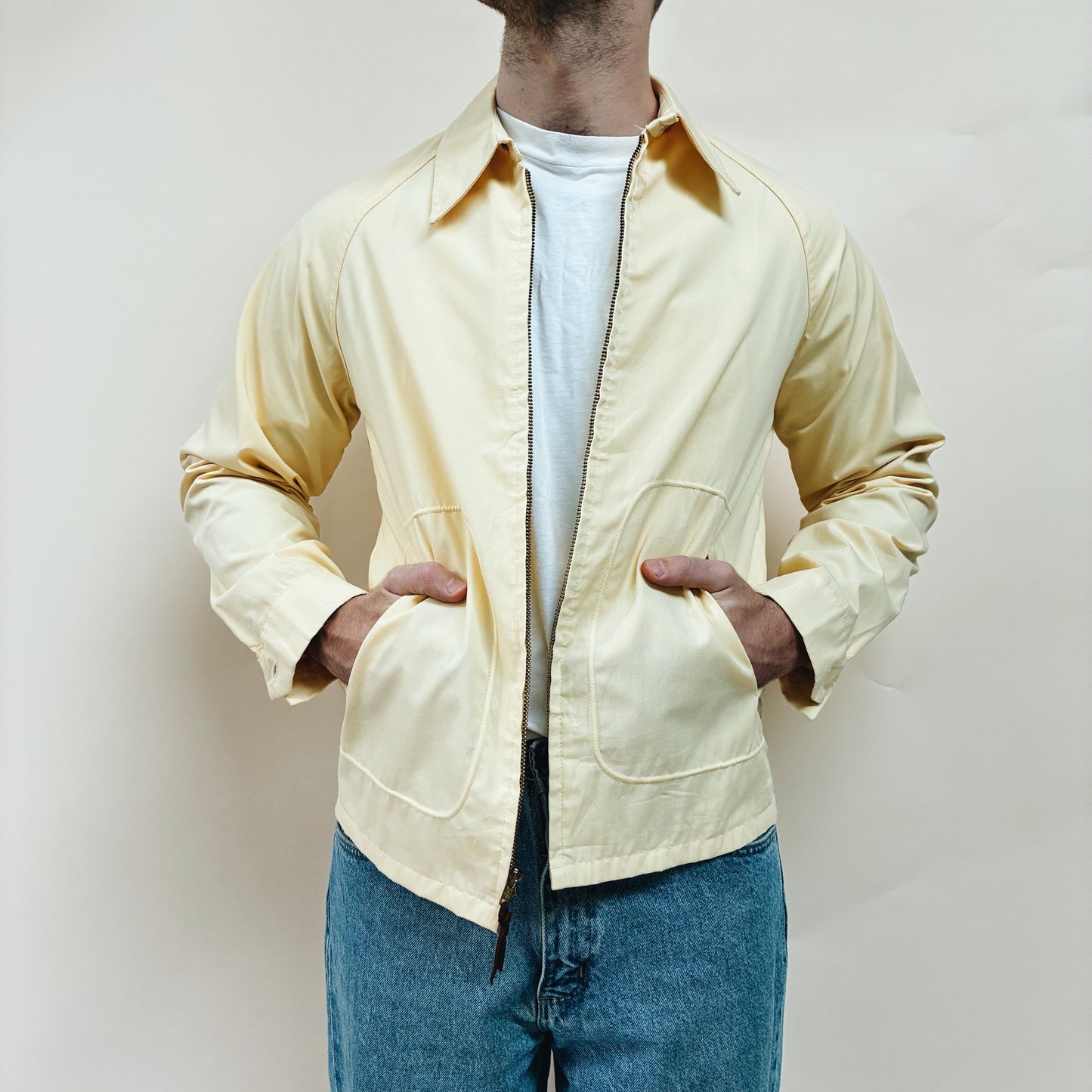 70s USA - OUTERWEAR by SEARS SWING JACKET - L