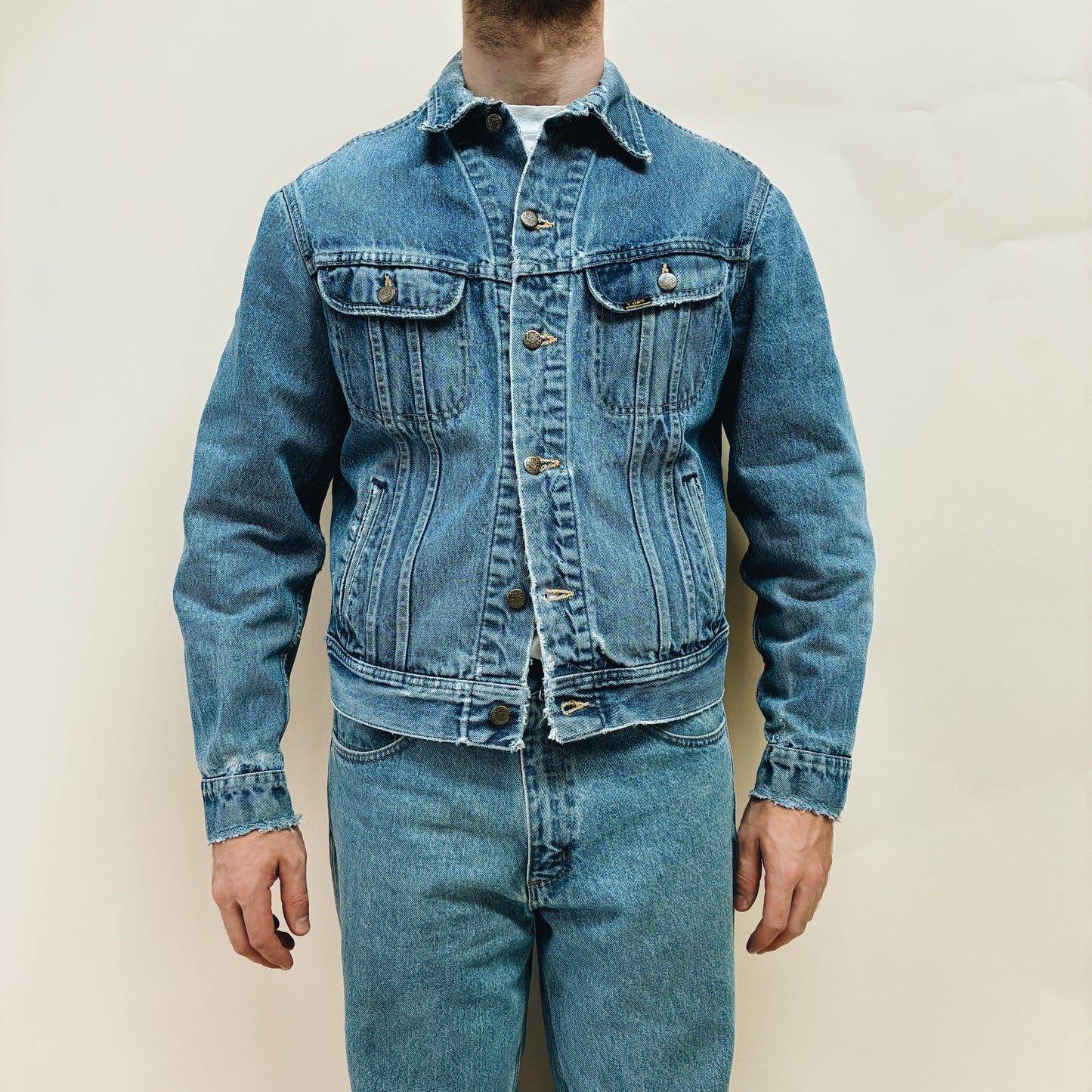 70s USA - LEE RIDERS DENIM JACKET - L