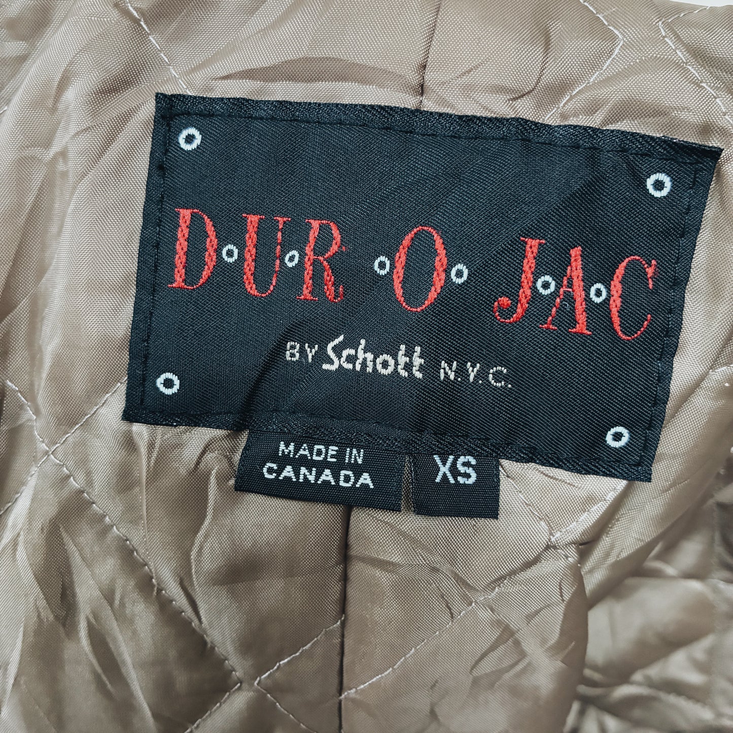 80s CANADA - DURO JAC by SCHOTT PEA COAT JACKET - S