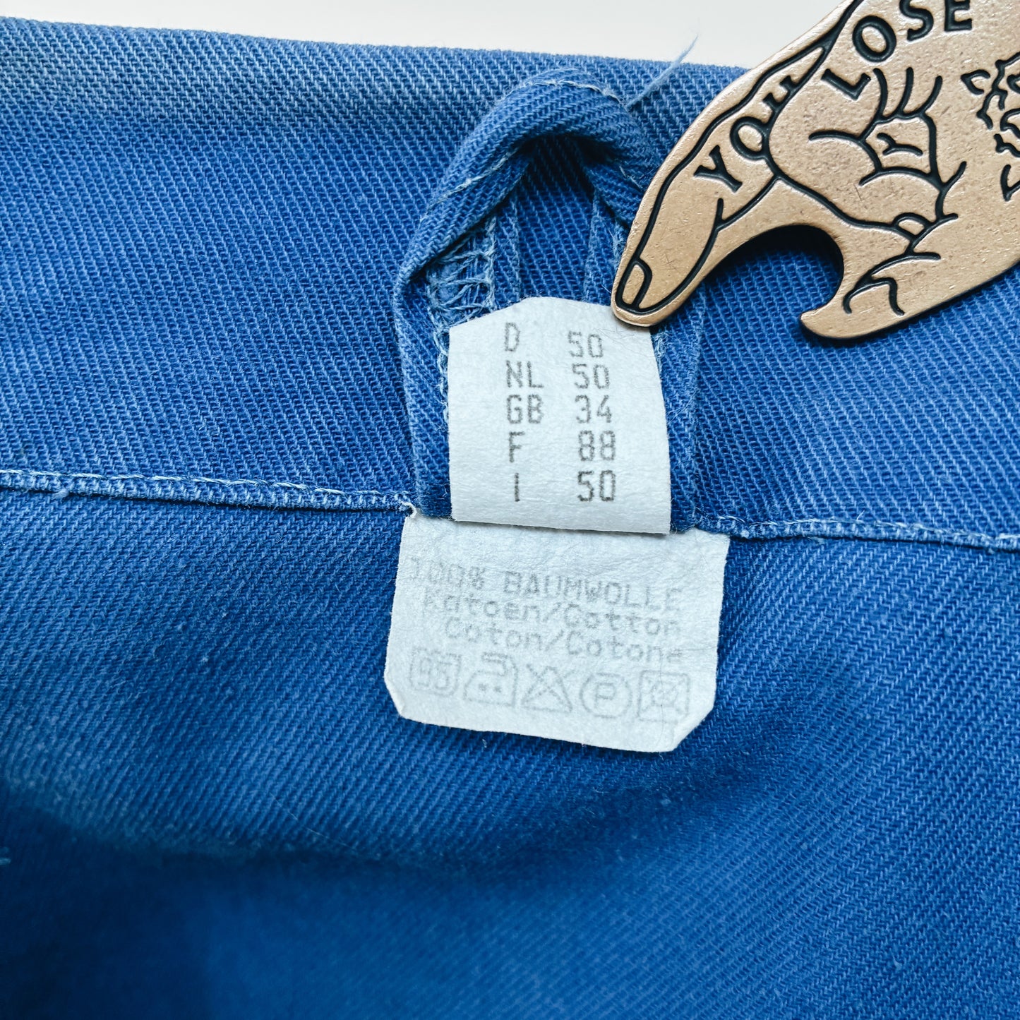 80s FRANCE - WORK JACKET - M