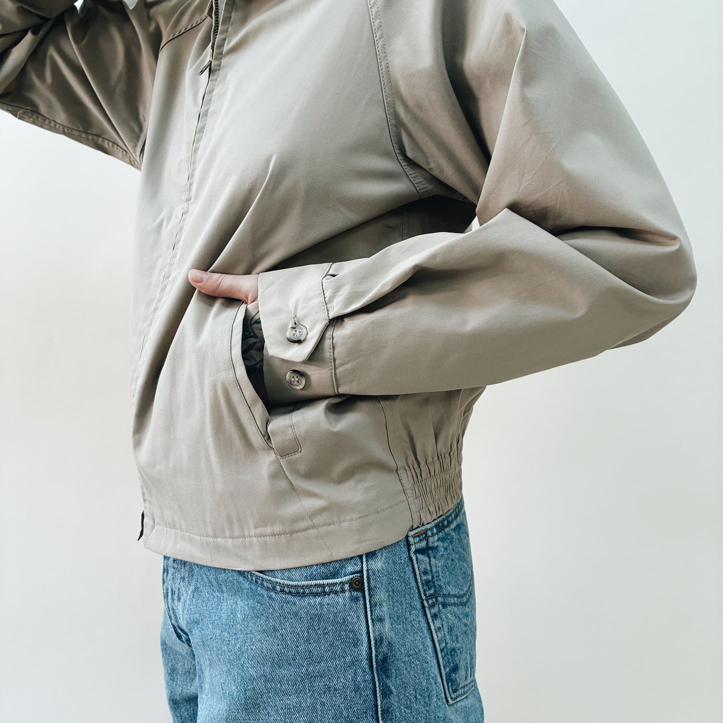 70s USA - LONDON FOG SWING JACKET - M