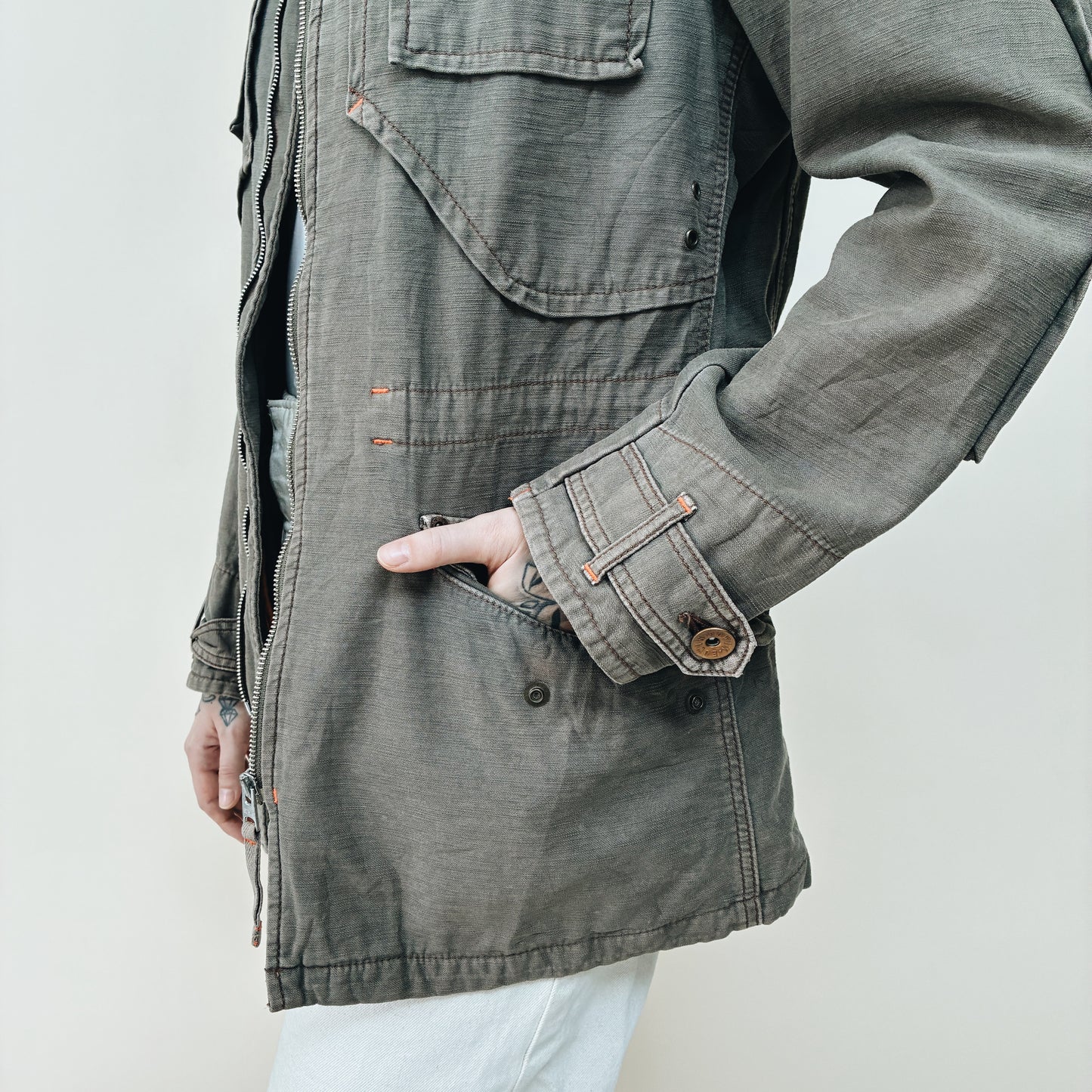 00s JAPAN - EDWIN TYPE-505 FIELD JACKET - M