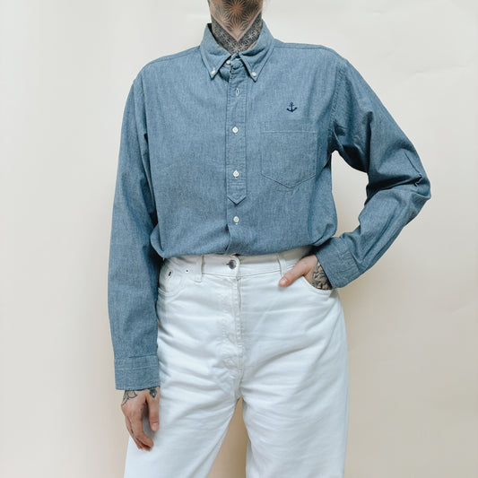 00s JAPAN - SCHIATTI CHAMBRAY SHIRT - M
