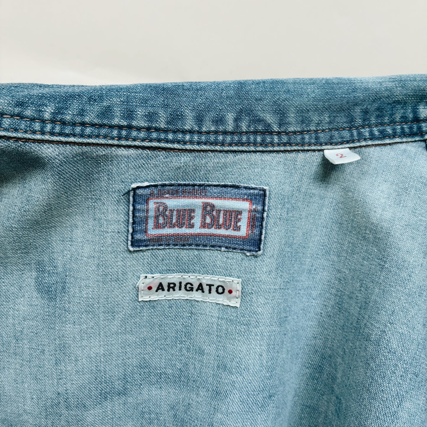 90s JAPAN - BLUE BLUE DENIM CHORE JACKET - M/L