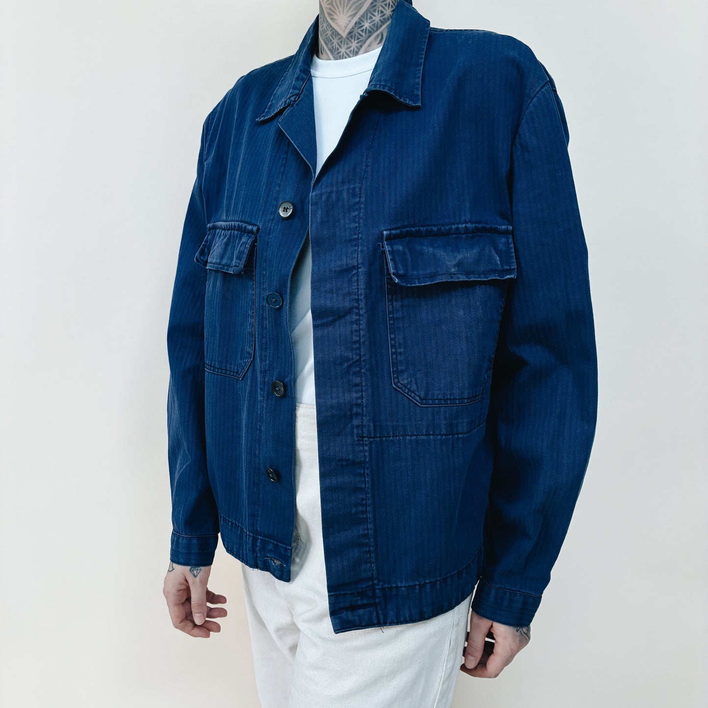 70s GERMAN - WORK JACKET - L