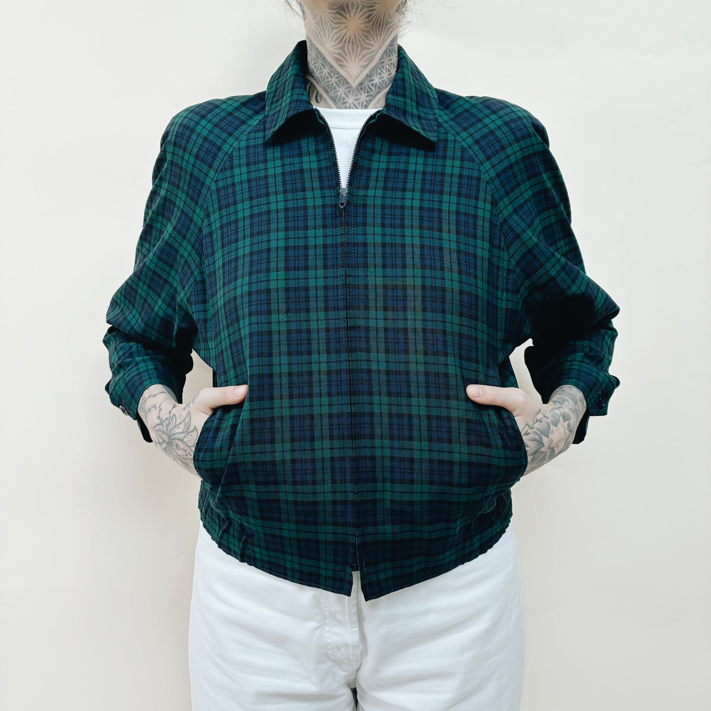 80s USA - PENDLETON WOOL JACKET - S