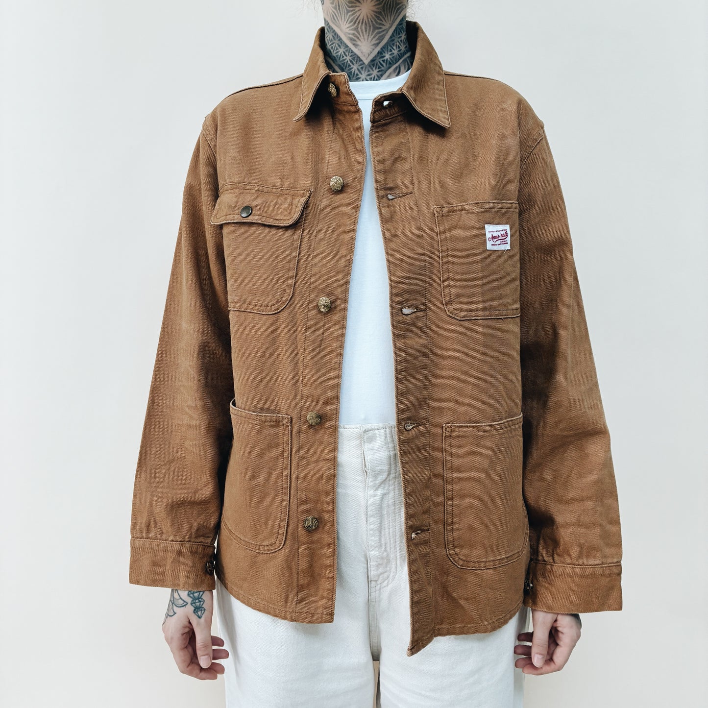 JAPAN - ANNIE HALL HEAVY CANVAS CHORE JACKET - M