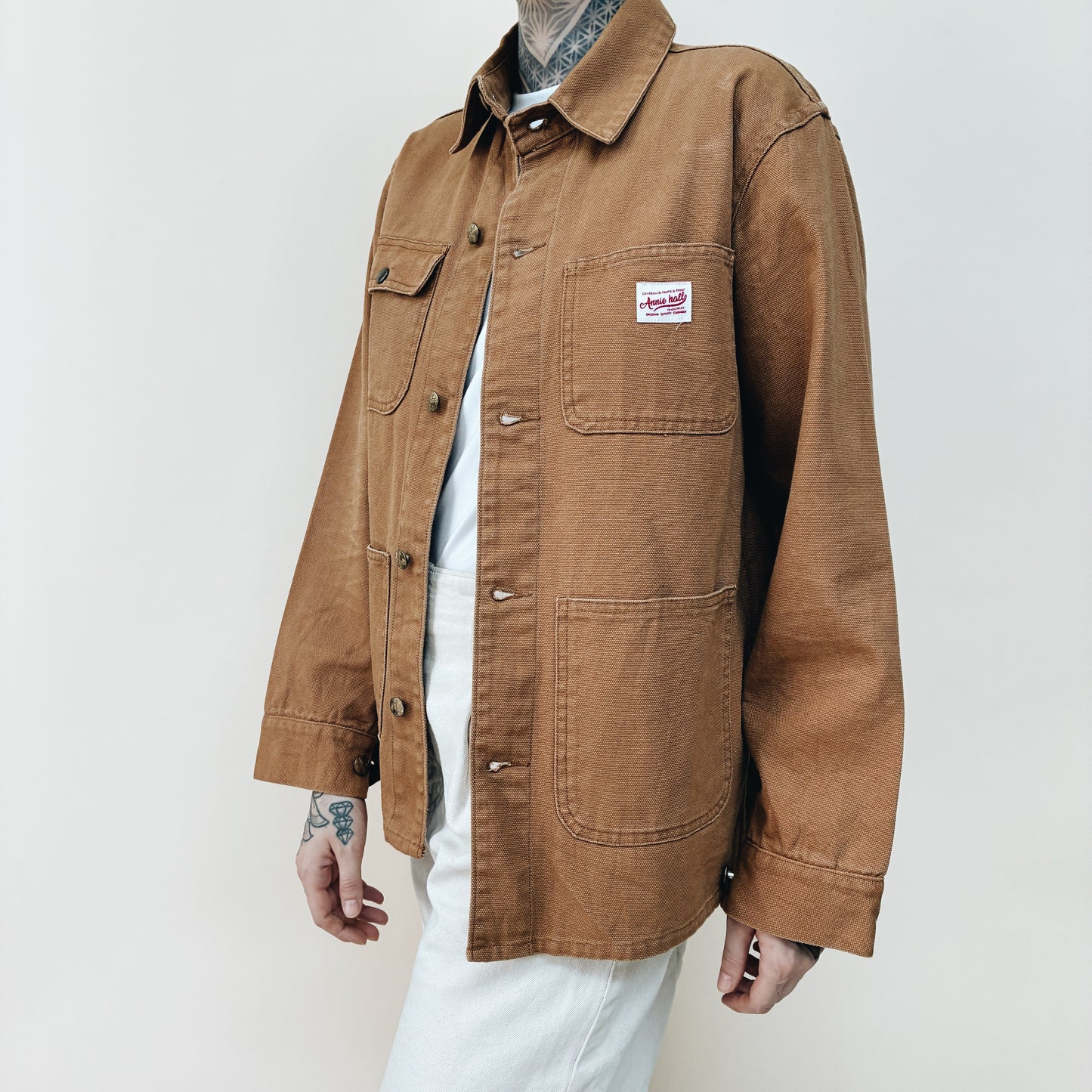 JAPAN - ANNIE HALL HEAVY CANVAS CHORE JACKET - M