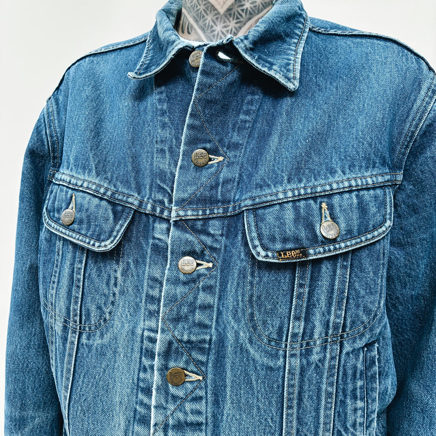 90s USA - LEE RIDERS DENIM JACKET - L