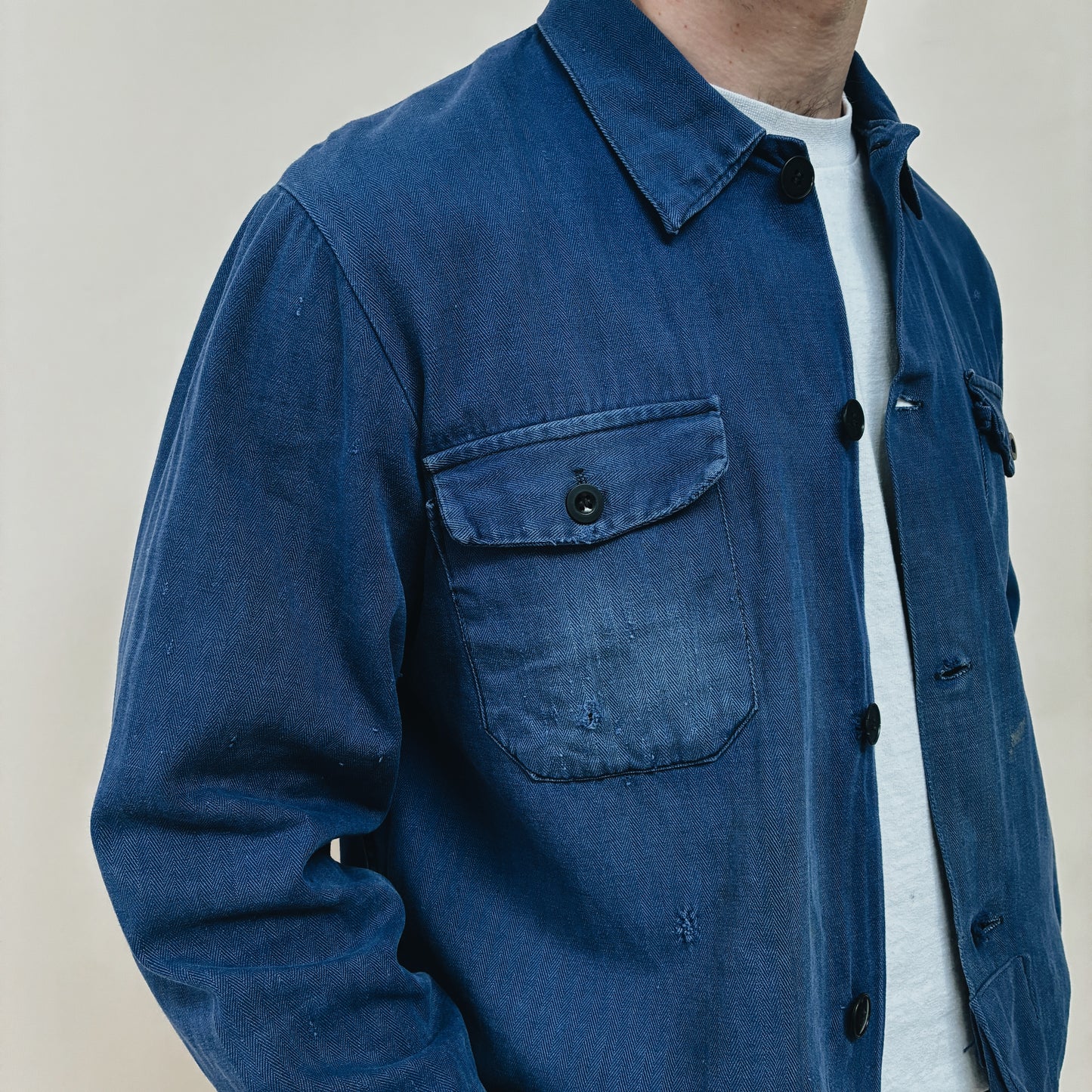 70s GERMANY - FM HÄMMERLE WORK JACKET - L
