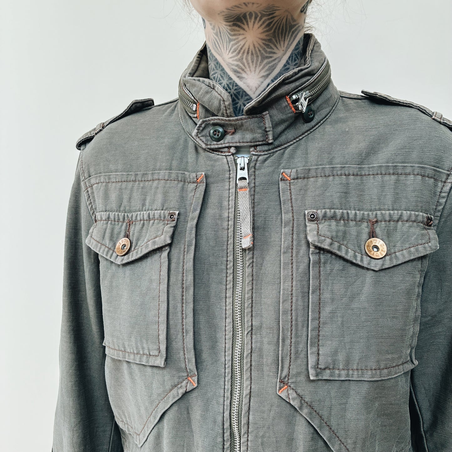 00s JAPAN - EDWIN TYPE-505 FIELD JACKET - M