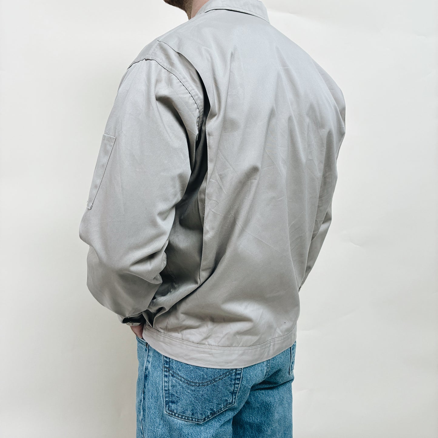 80s JAPAN - AUTO BI WORK JACKET - L/XL