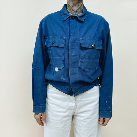 80s FRANCE - WORK JACKET - M