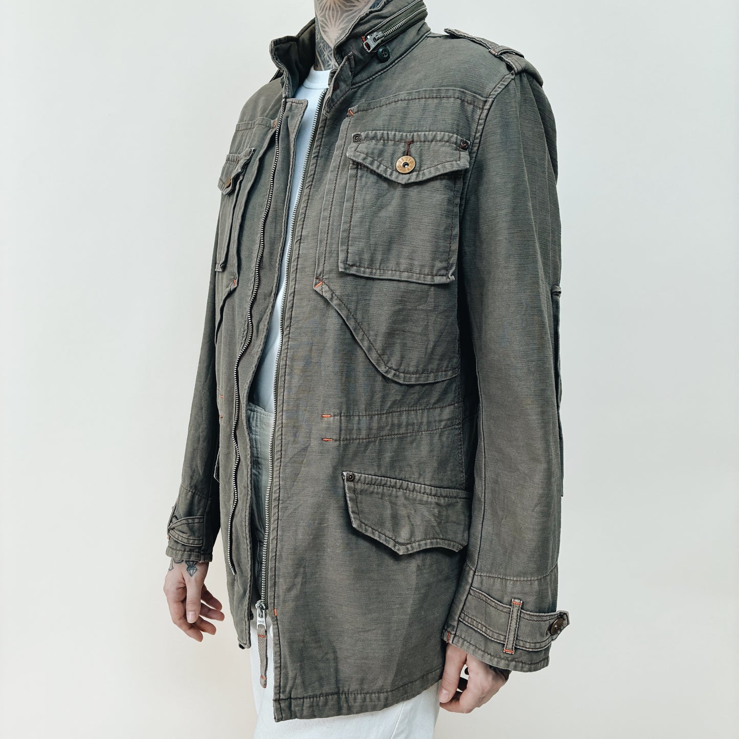 00s JAPAN - EDWIN TYPE-505 FIELD JACKET - M