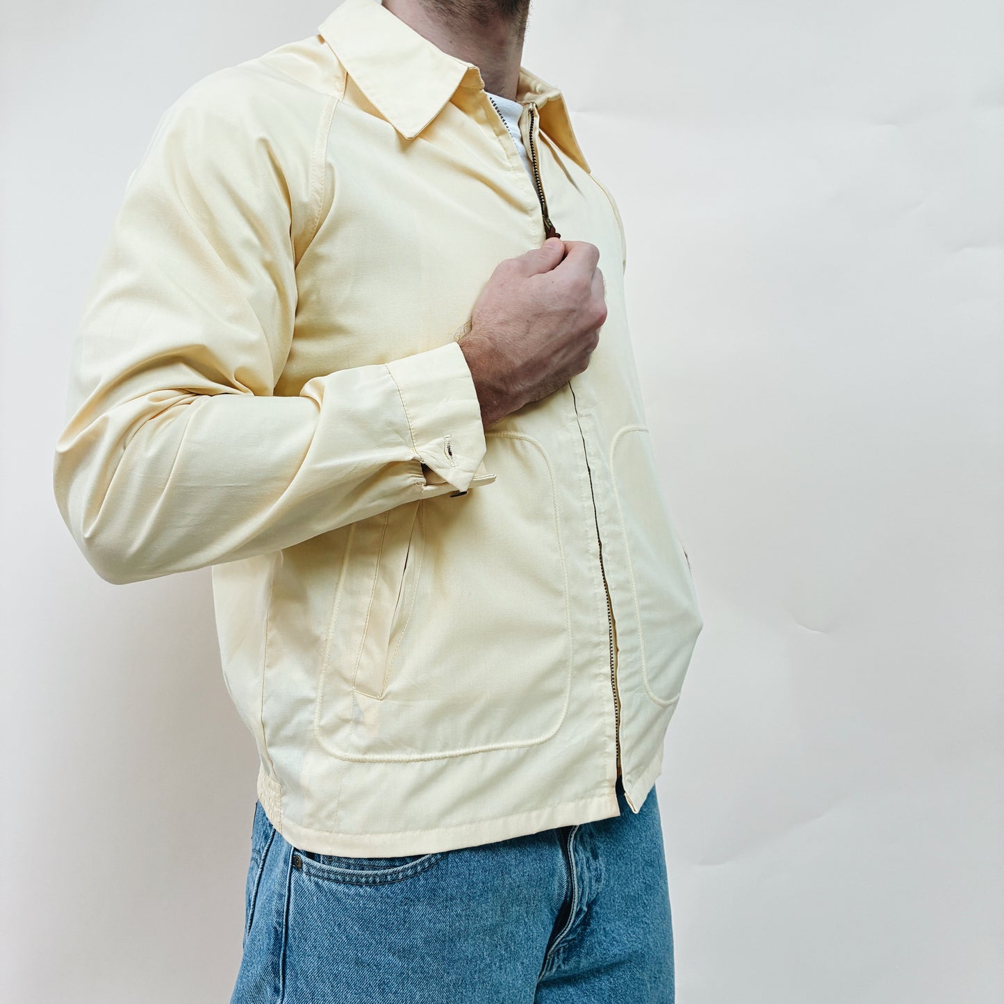 70s USA - OUTERWEAR by SEARS SWING JACKET - L