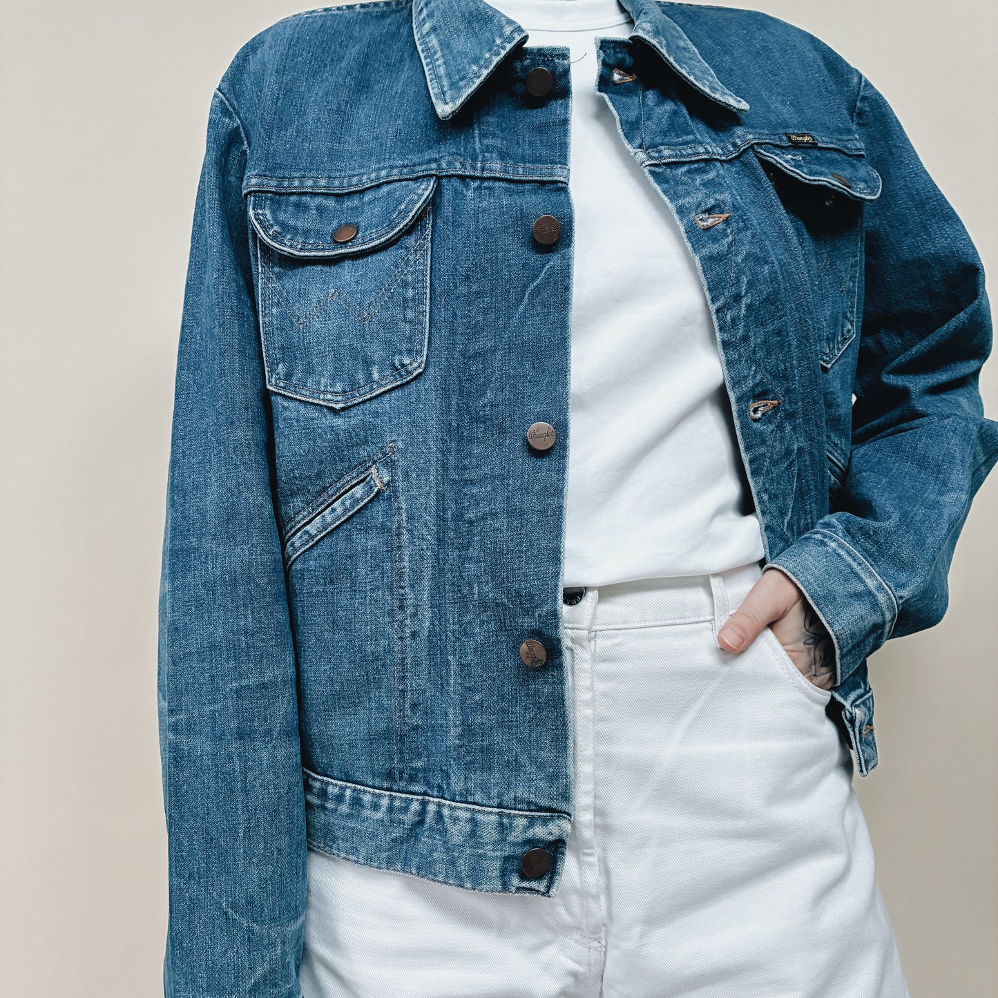 70s USA - WRANGLER DENIM JACKET - M