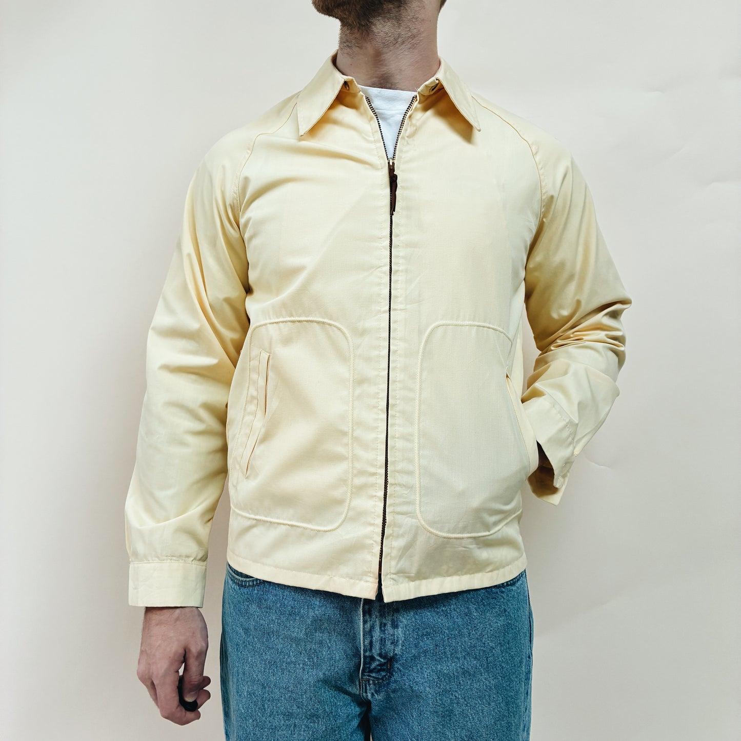 70s USA - OUTERWEAR by SEARS SWING JACKET - L
