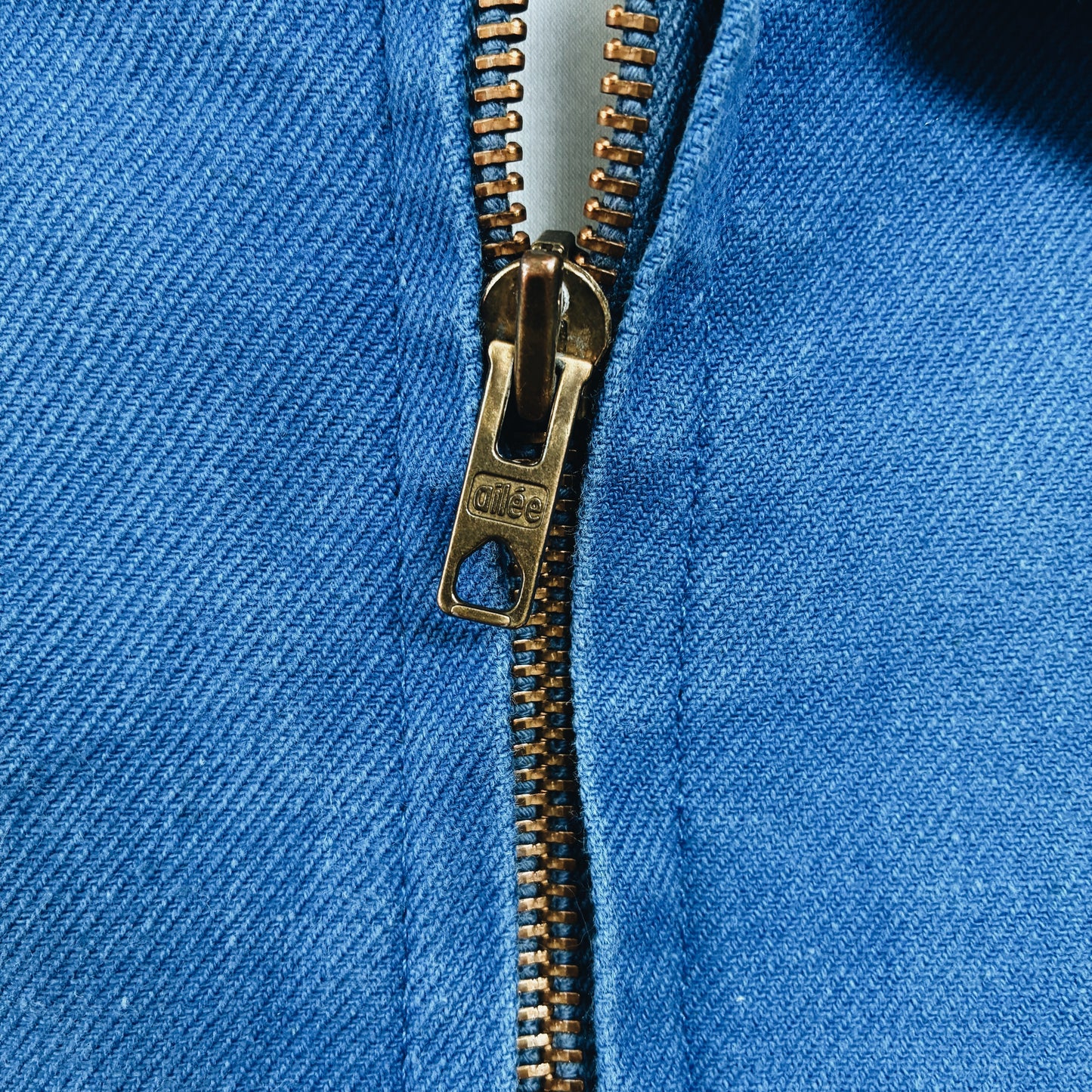 70s FRANCE - ZIP WORK JACKET - M