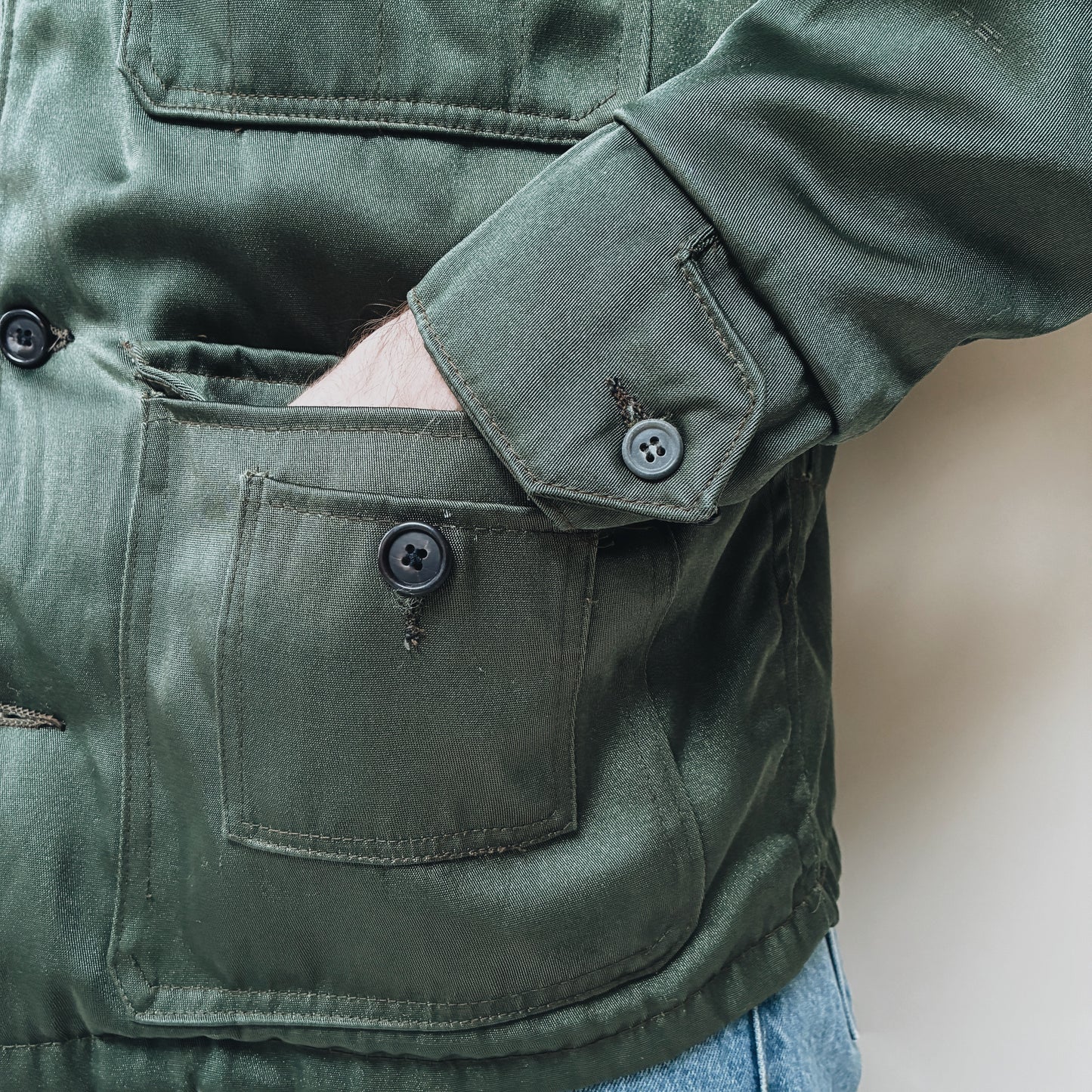 60s USA - GOLDEN FLEECE FOREST SERVICE JACKET - L