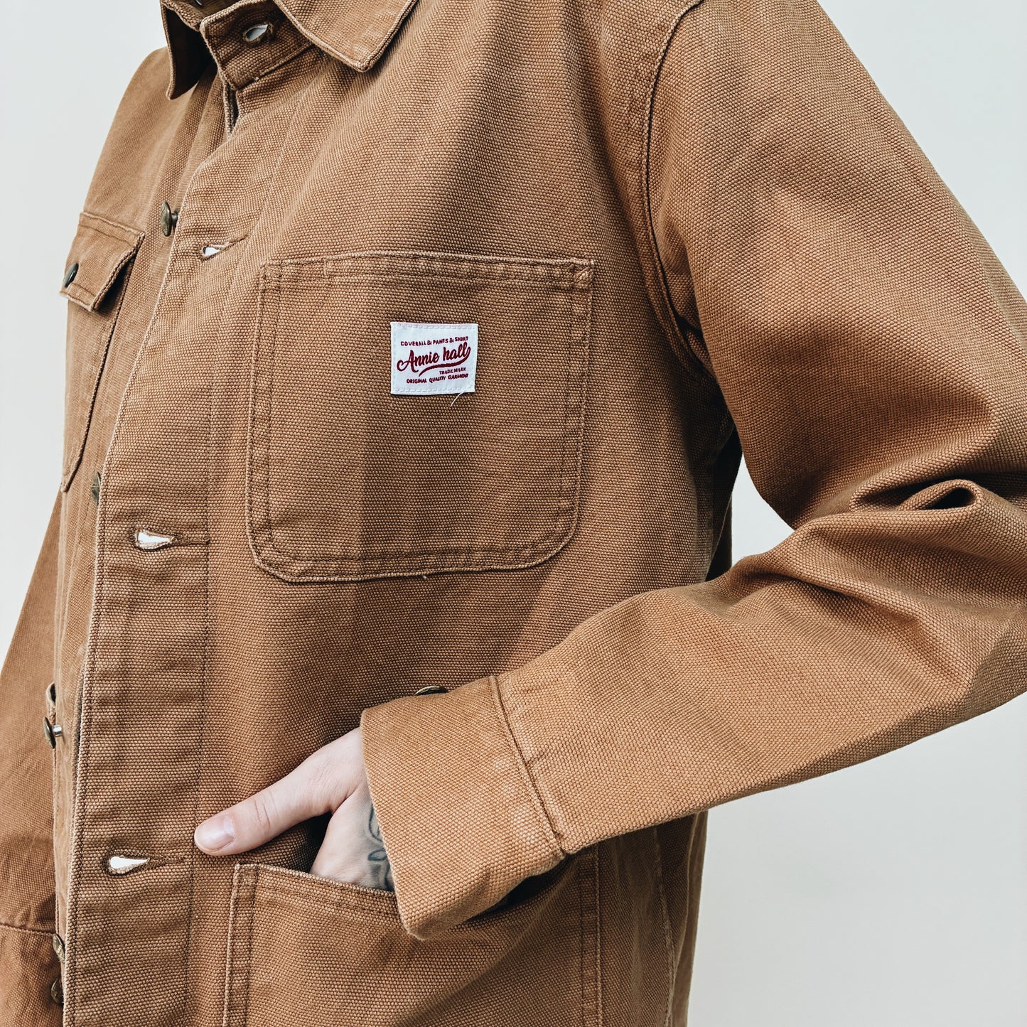 JAPAN - ANNIE HALL HEAVY CANVAS CHORE JACKET - M