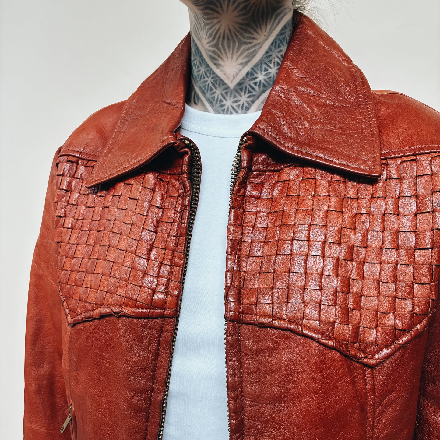 70-80s KOREA - LEE IMPORTS LEATHER JACKET - S