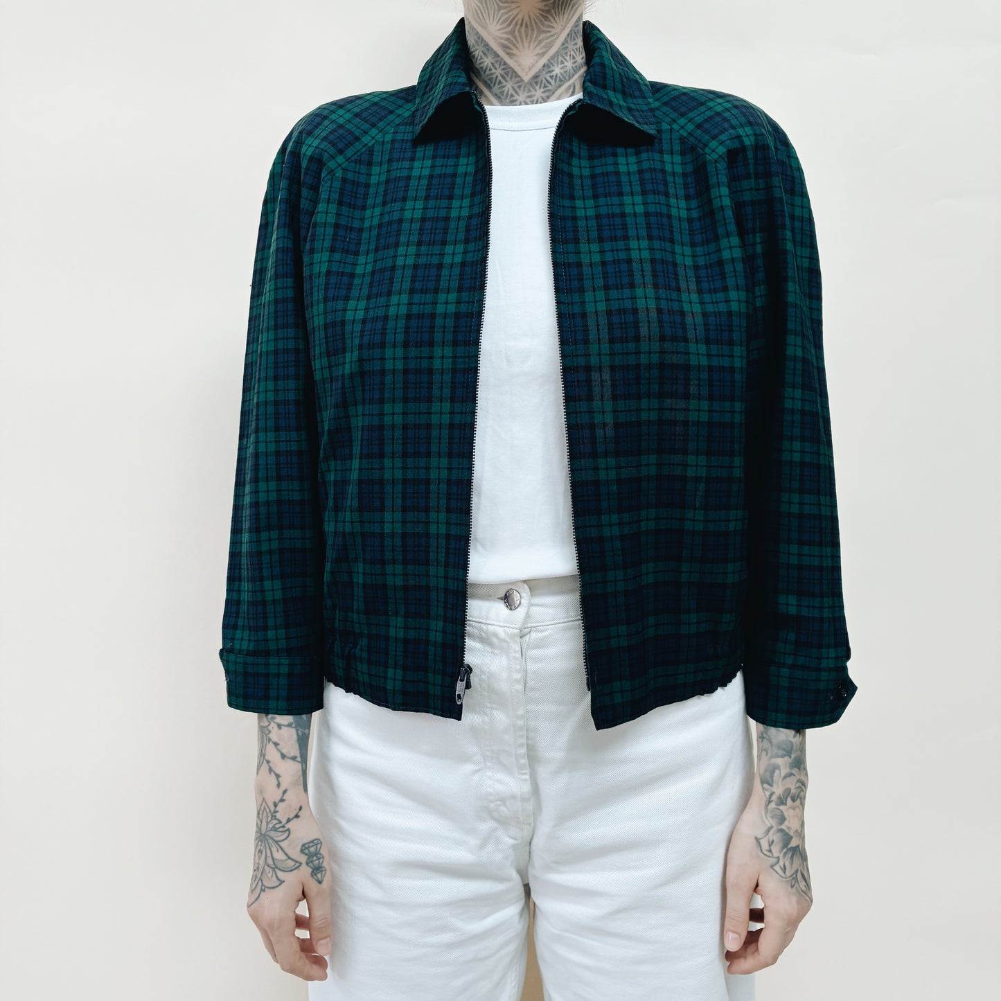 80s USA - PENDLETON WOOL JACKET - S
