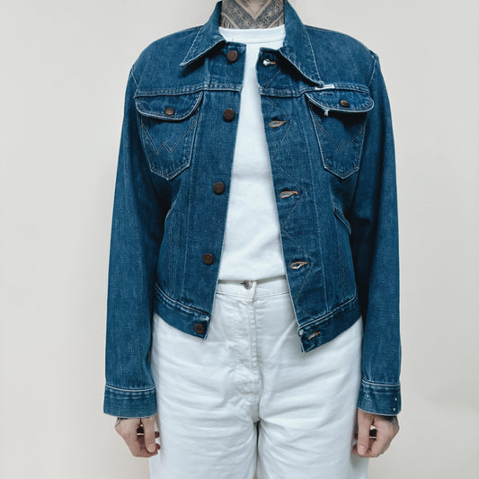 80s USA - WRANGLER NO FAULT DENIM JACKET - S