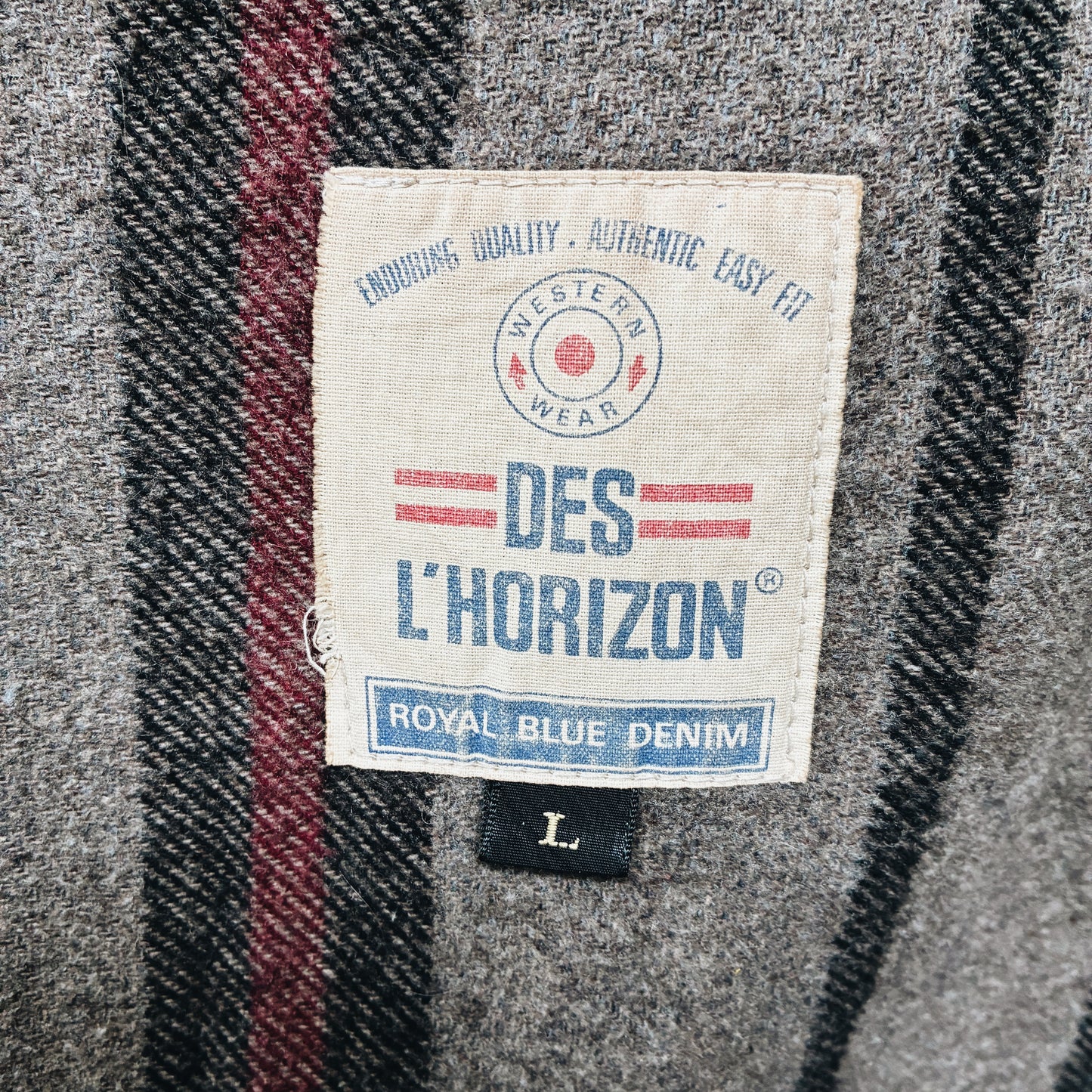 80s - FRANCE DES L’HORIZON CANVAS WORK JACKET - XL