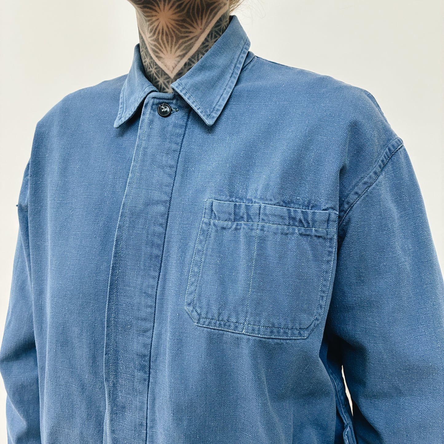 70s FRANCE - HEAVY WORK JACKET - M